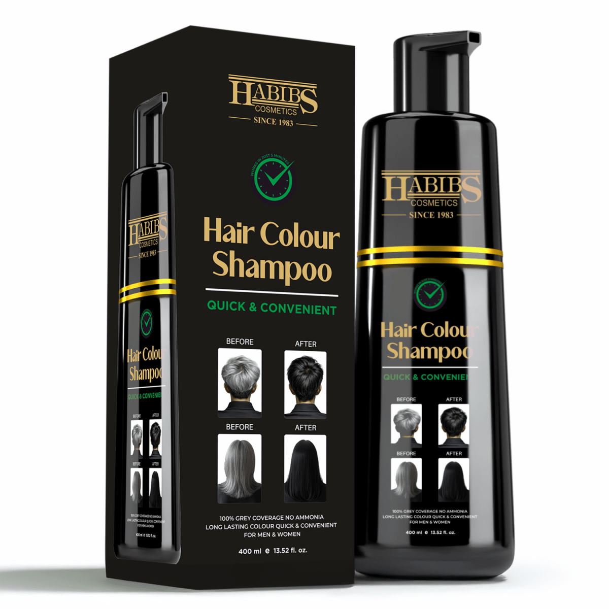 Hair Color Shampoo - Habibs Orgamatics