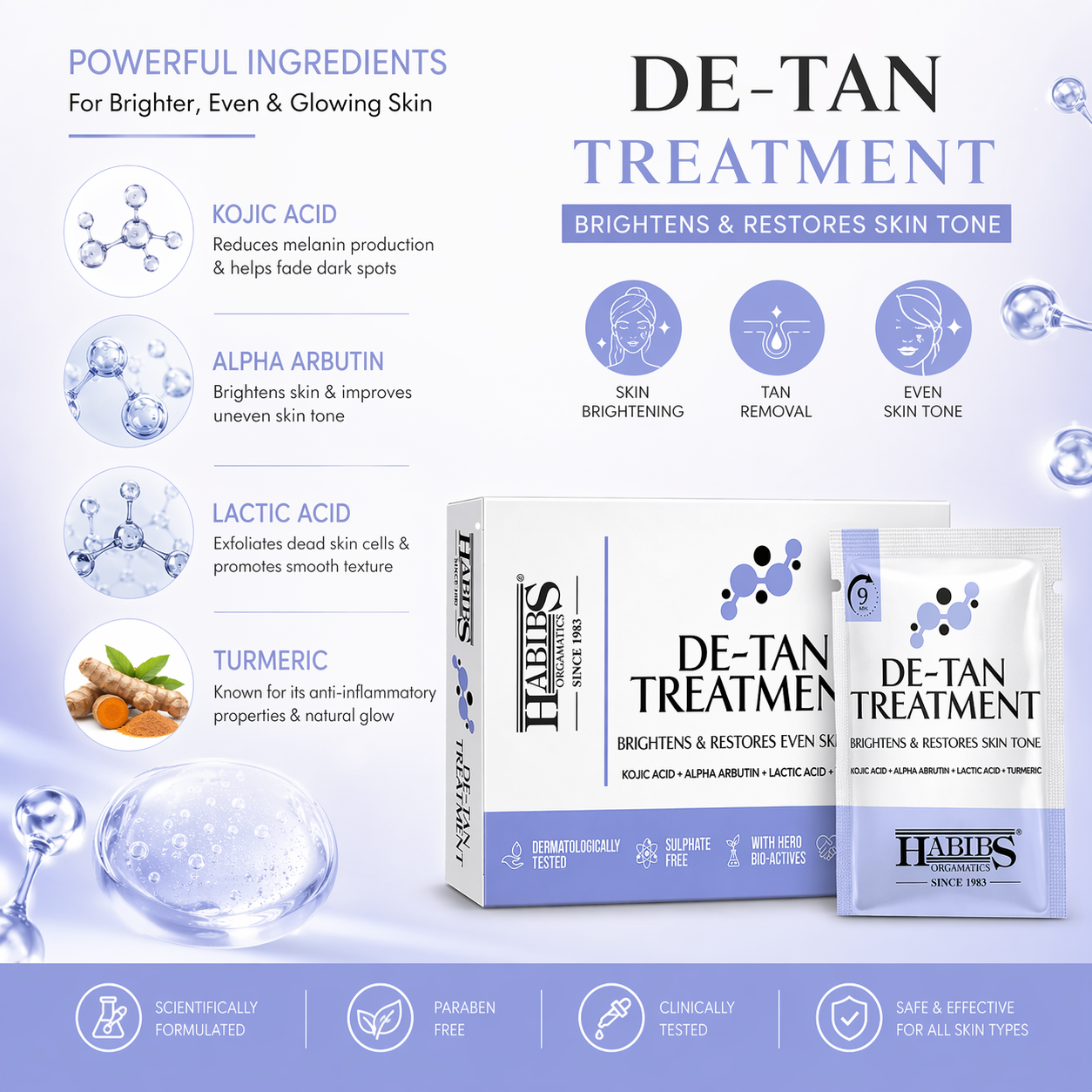 Habibs De-Tan Treatment Kit