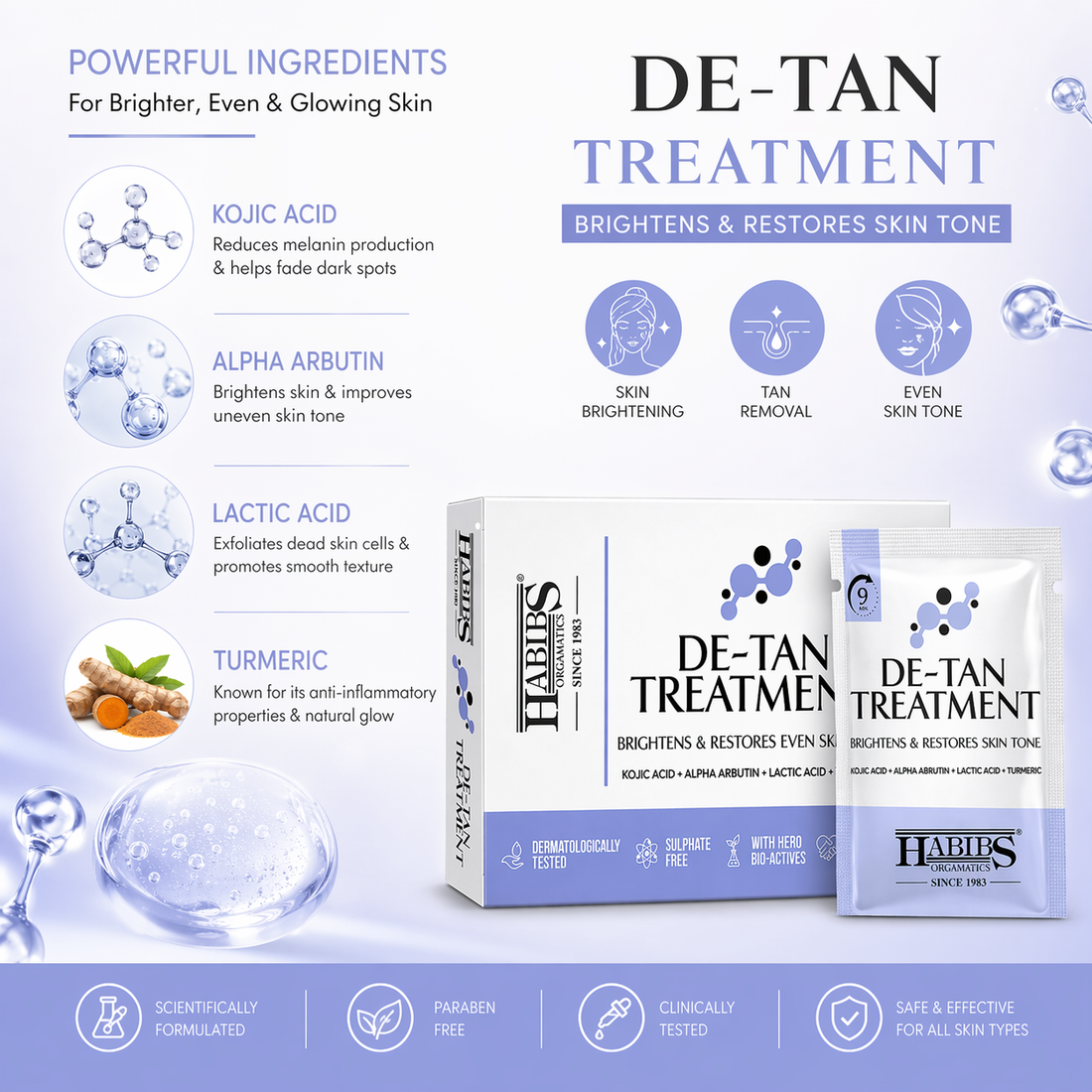 Habibs De-Tan Treatment Kit