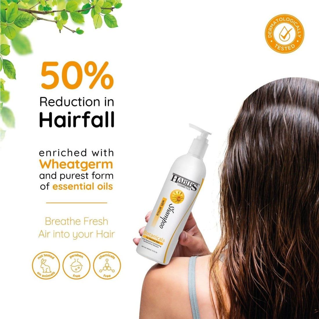 Normal Hair Shampoo - Habibs Orgamatics