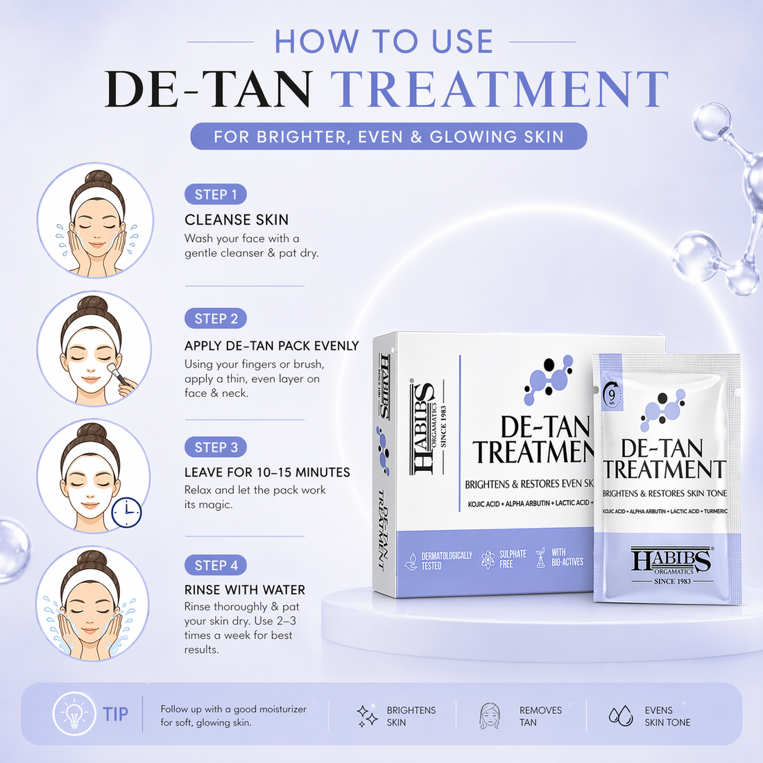 Habibs De-Tan Treatment Kit