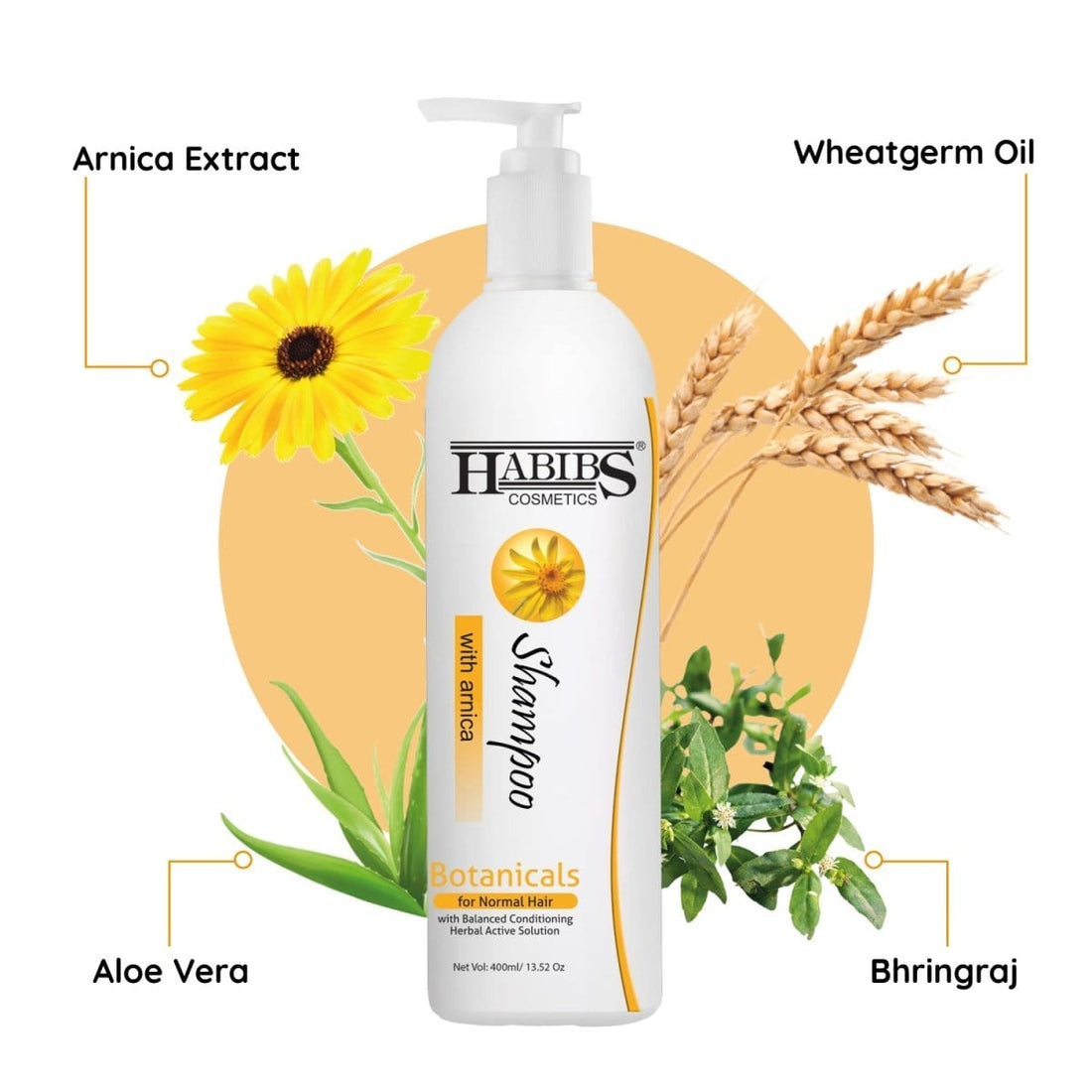 Normal Hair Shampoo - Habibs Orgamatics
