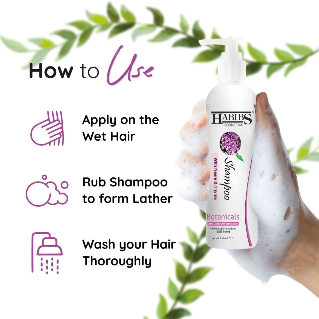 Anti - Dandruff Shampoo - Habibs Orgamatics