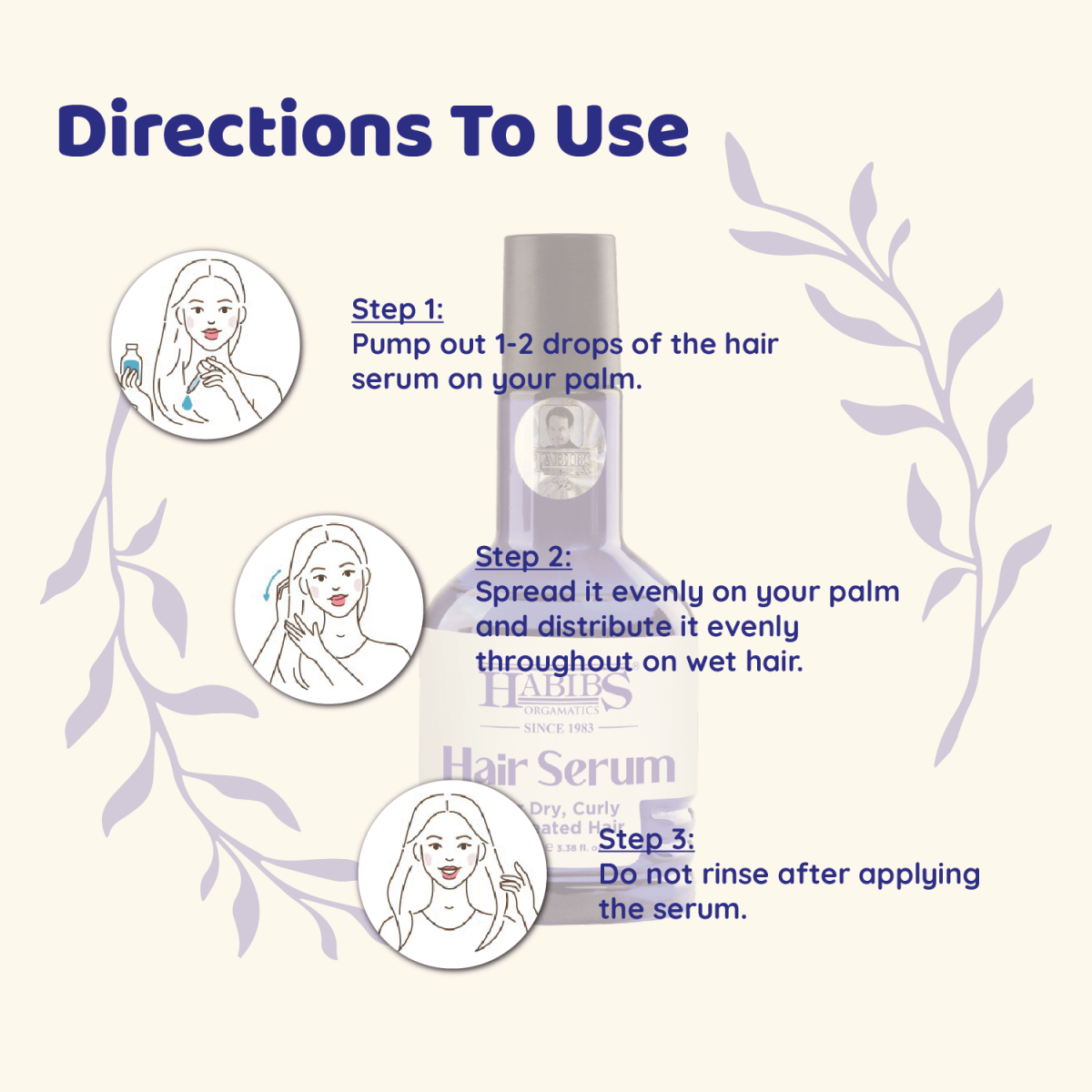 Hair Serum 100ml - Habibs Orgamatics