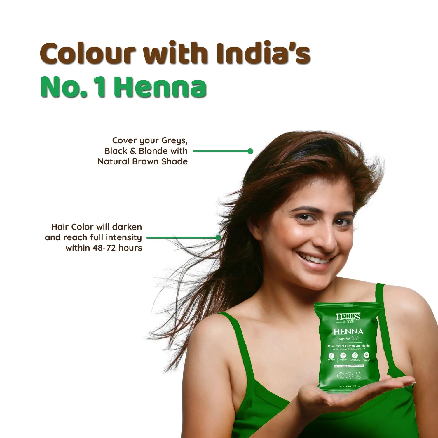 Natural Henna 100gm - Habibs Orgamatics