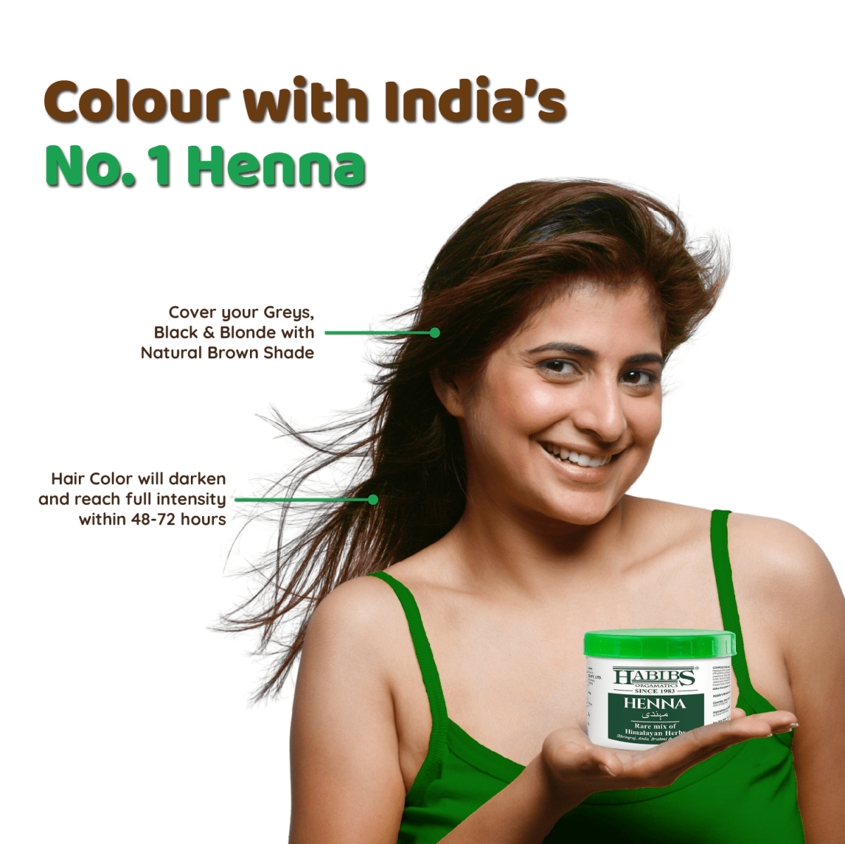 Natural Henna 180gm - Habibs Orgamatics