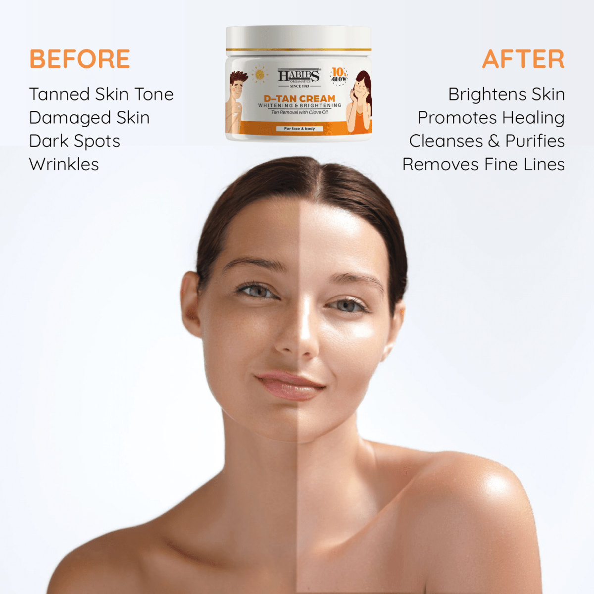 D Tan Cream - Habibs Orgamatics
