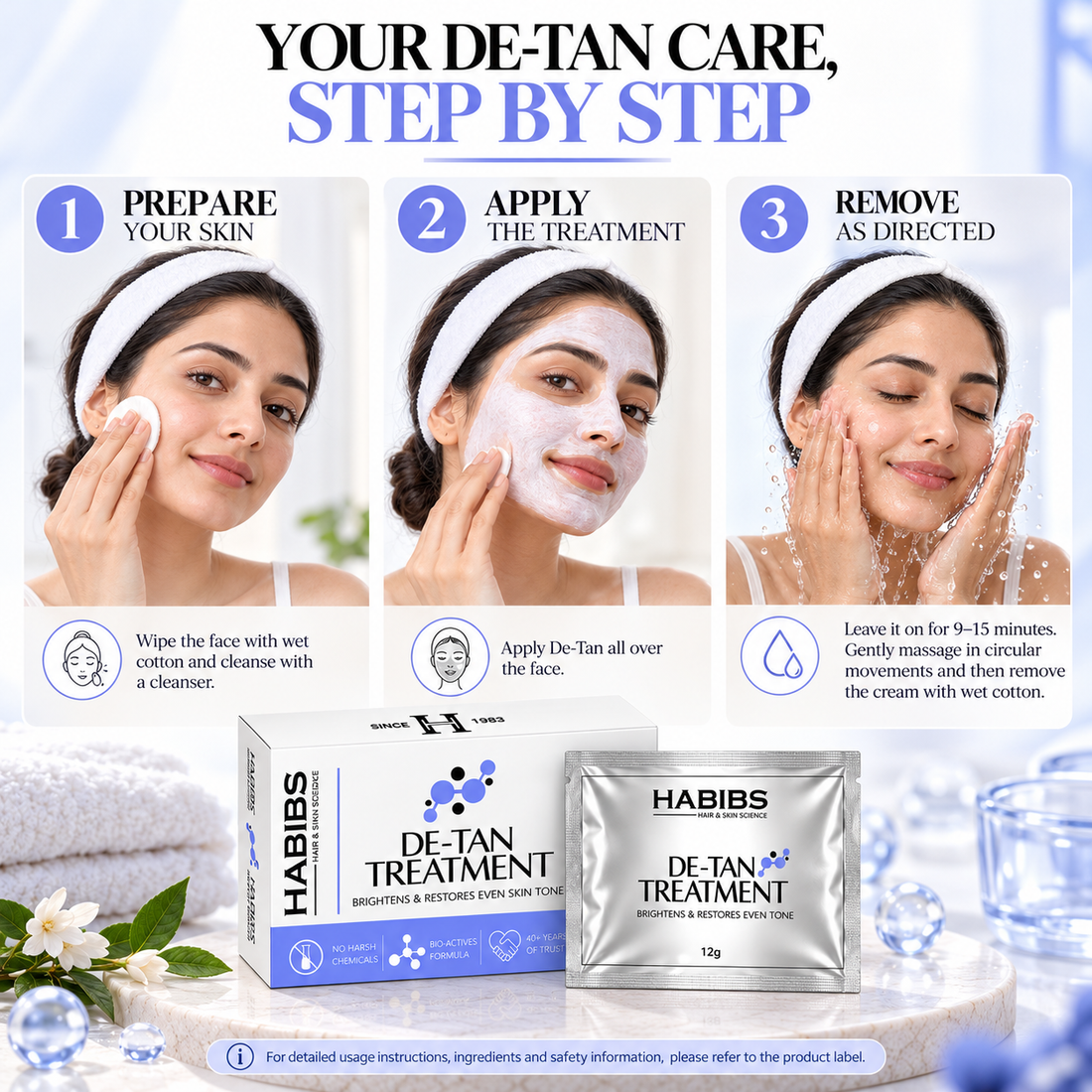 Habibs De-Tan Treatment Kit