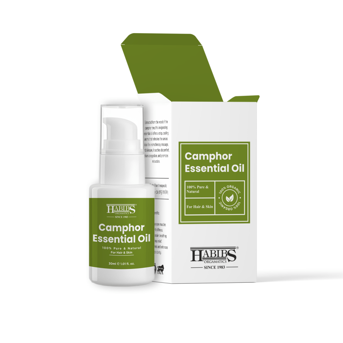 Camphor Essential Oil - Habibs Orgamatics
