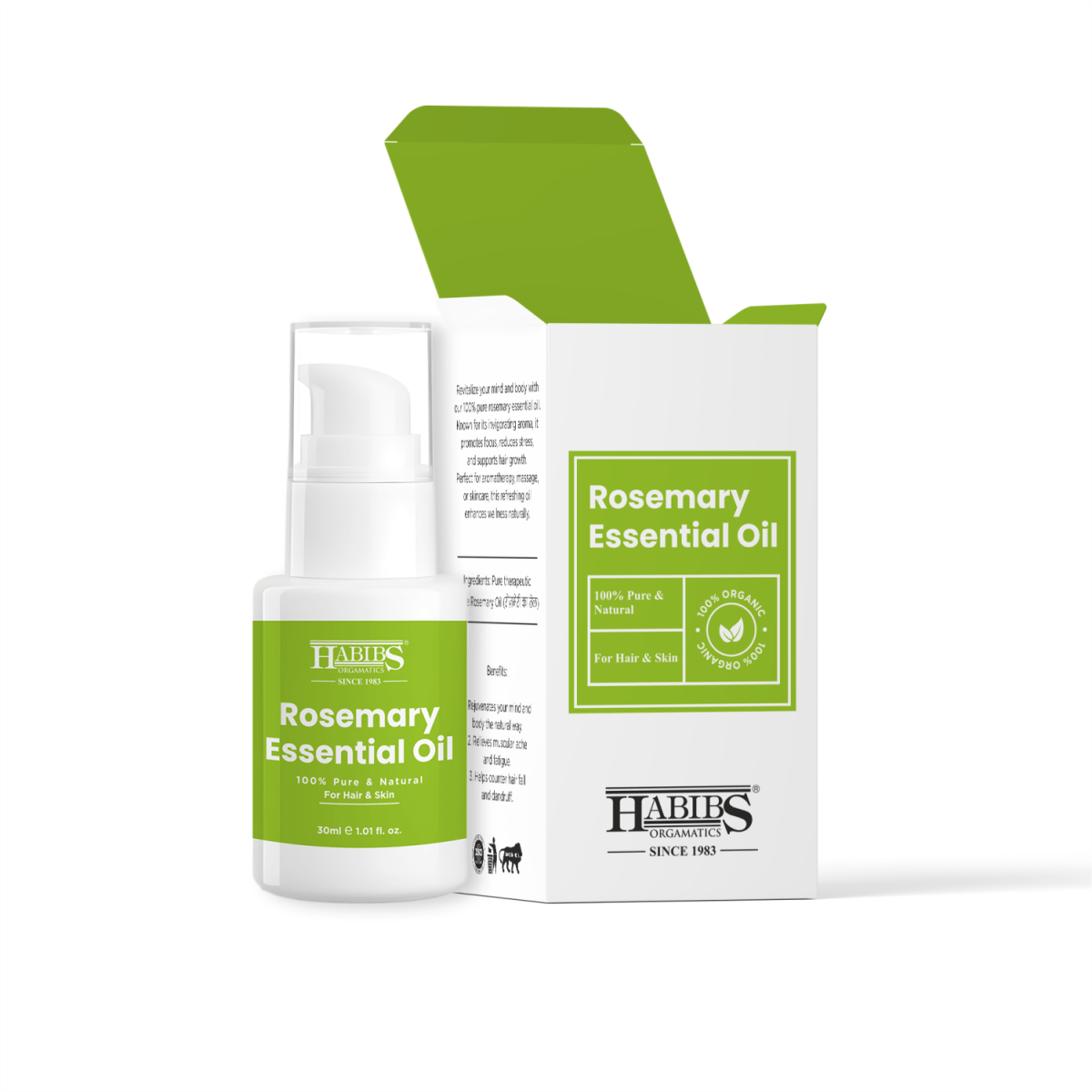 Rosemary Essential Oil - Habibs Orgamatics