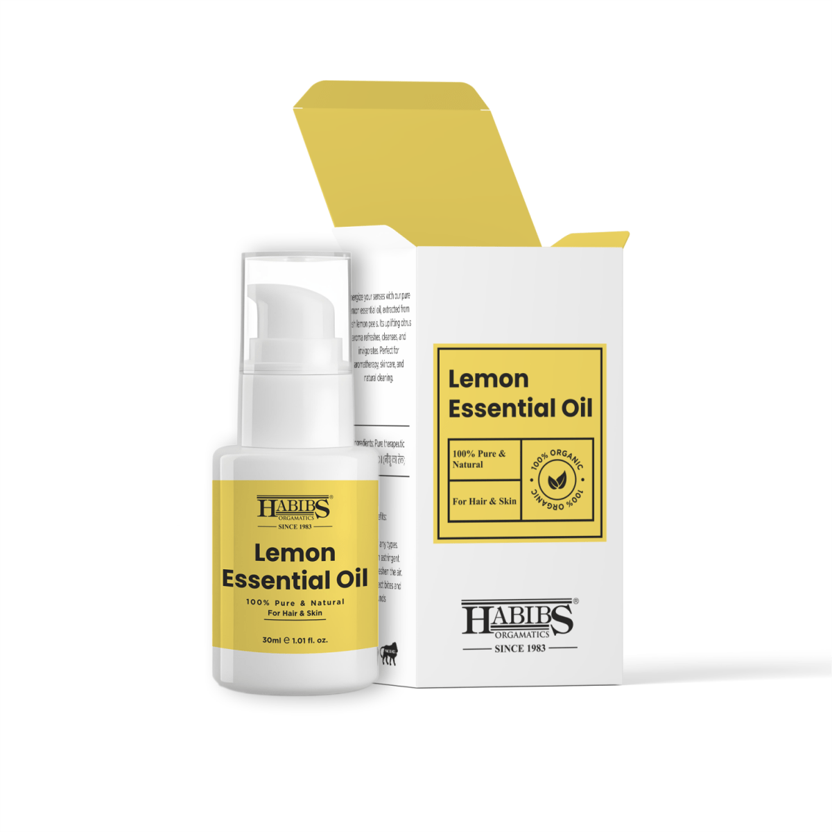 Lemon Essential Oil - Habibs Orgamatics