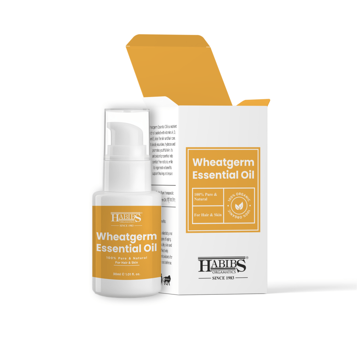 Wheatgerm Essential Oil - Habibs Orgamatics