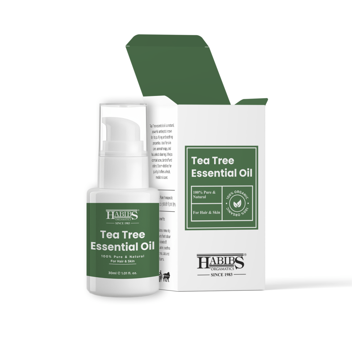 Tea Tree Essential Oil - Habibs Orgamatics