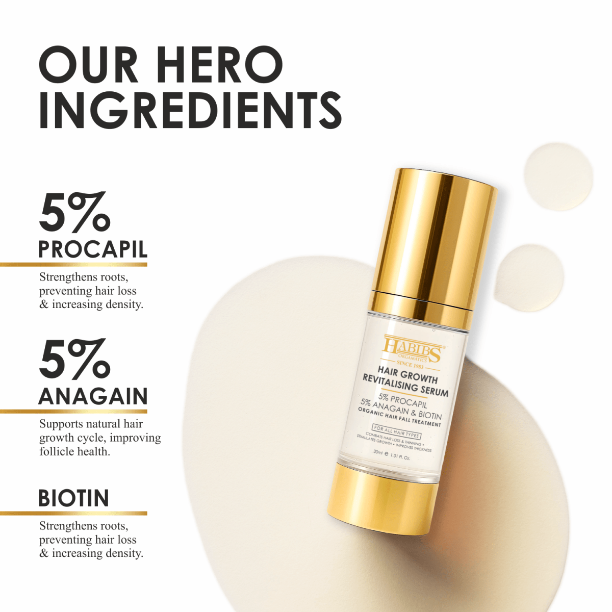 Hair Growth Serum - Habibs Orgamatics