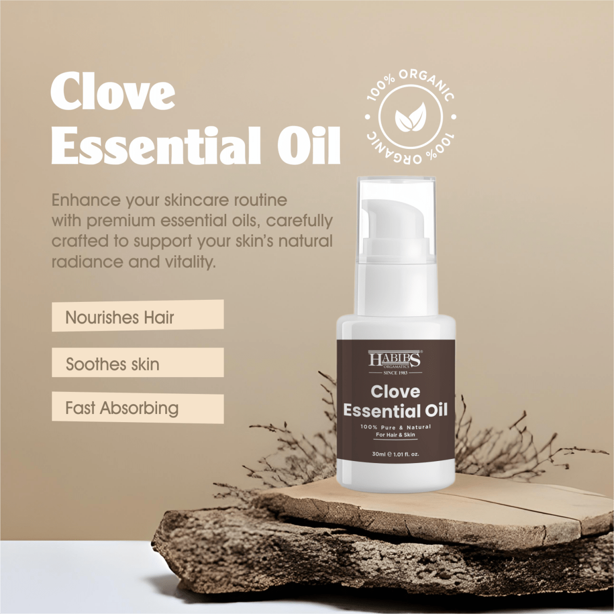 Clove Essential Oil - Habibs Orgamatics