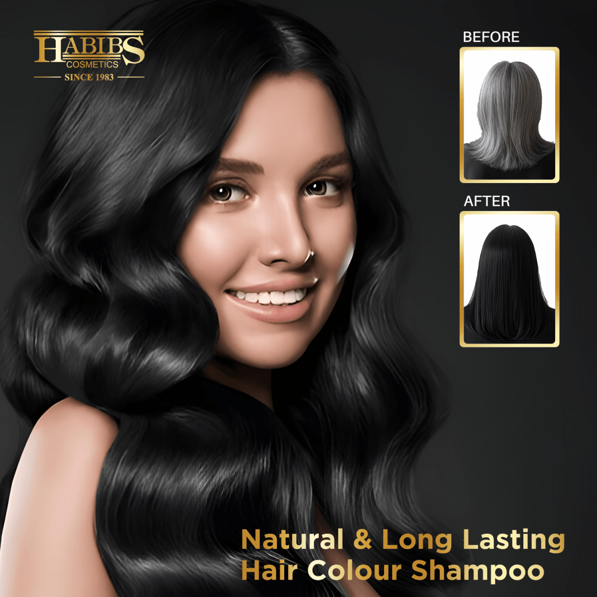 Hair Color Shampoo - Habibs Orgamatics