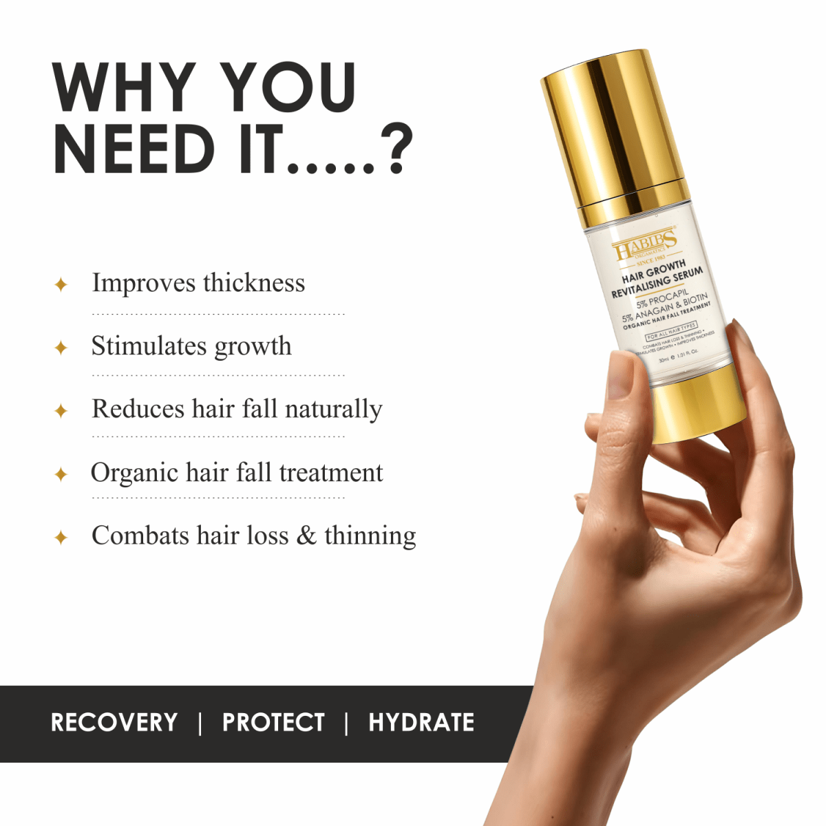 Hair Growth Serum - Habibs Orgamatics