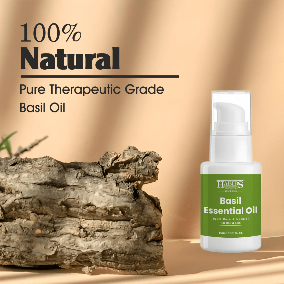 Basil Essential Oil - Habibs Orgamatics