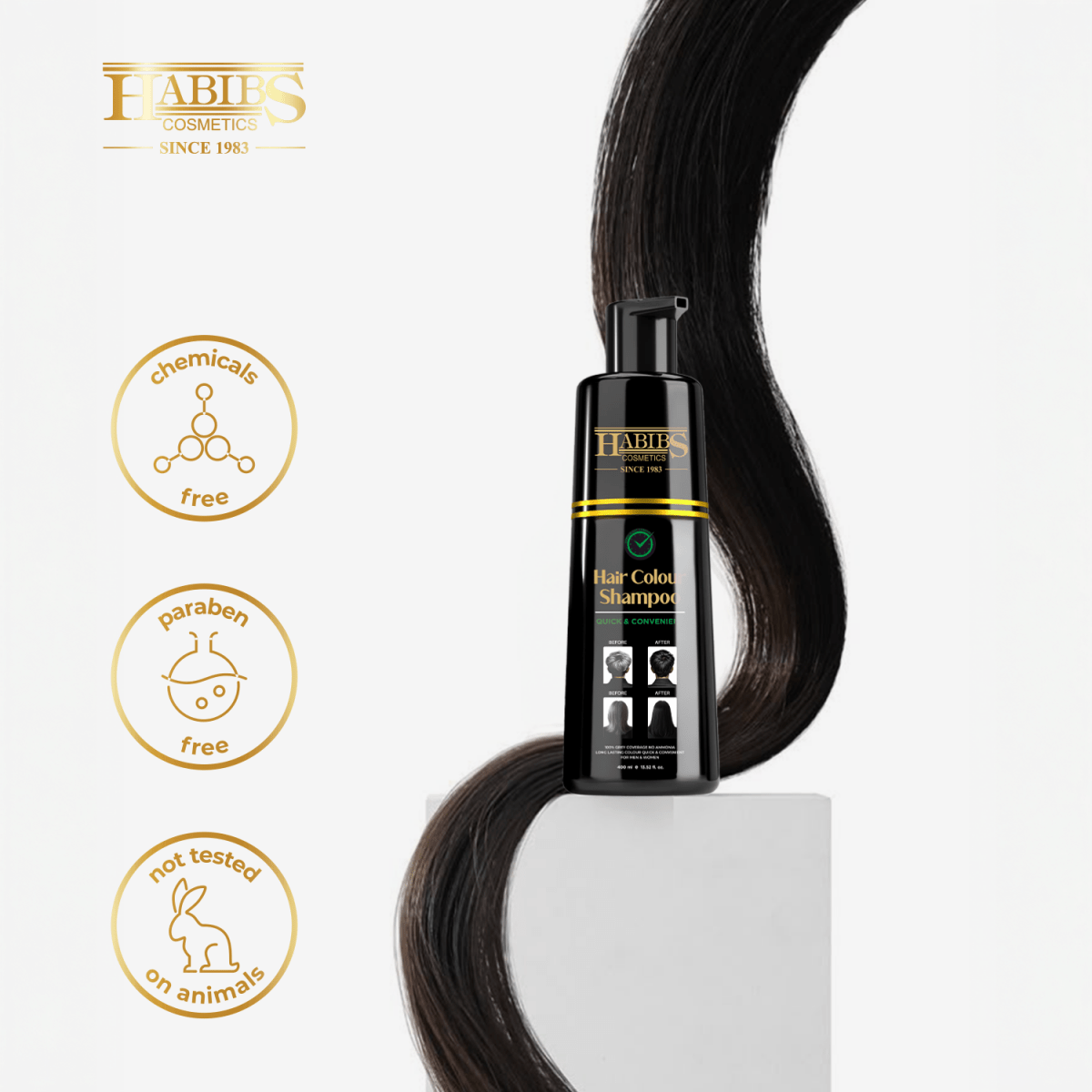 Hair Color Shampoo - Habibs Orgamatics