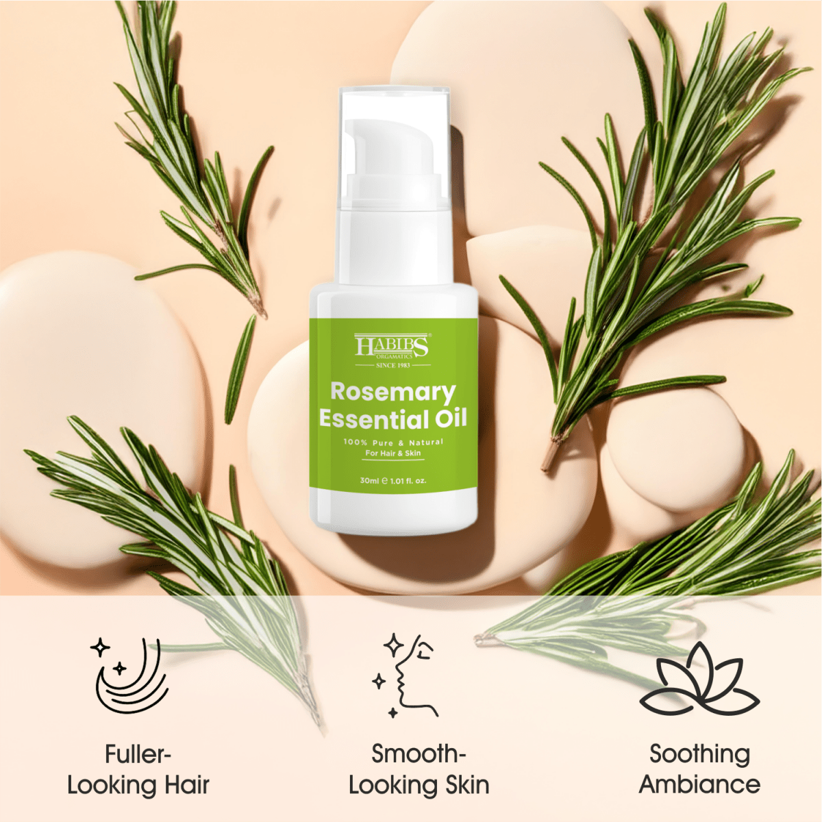 Rosemary Essential Oil - Habibs Orgamatics