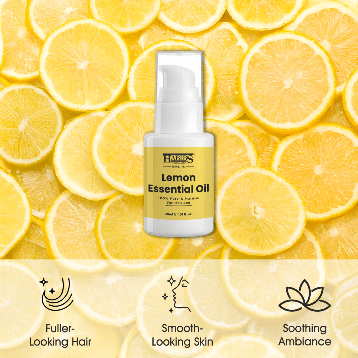 Lemon Essential Oil - Habibs Orgamatics
