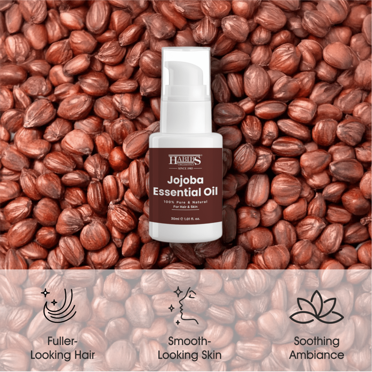 Jojoba Essential Oil - Habibs Orgamatics