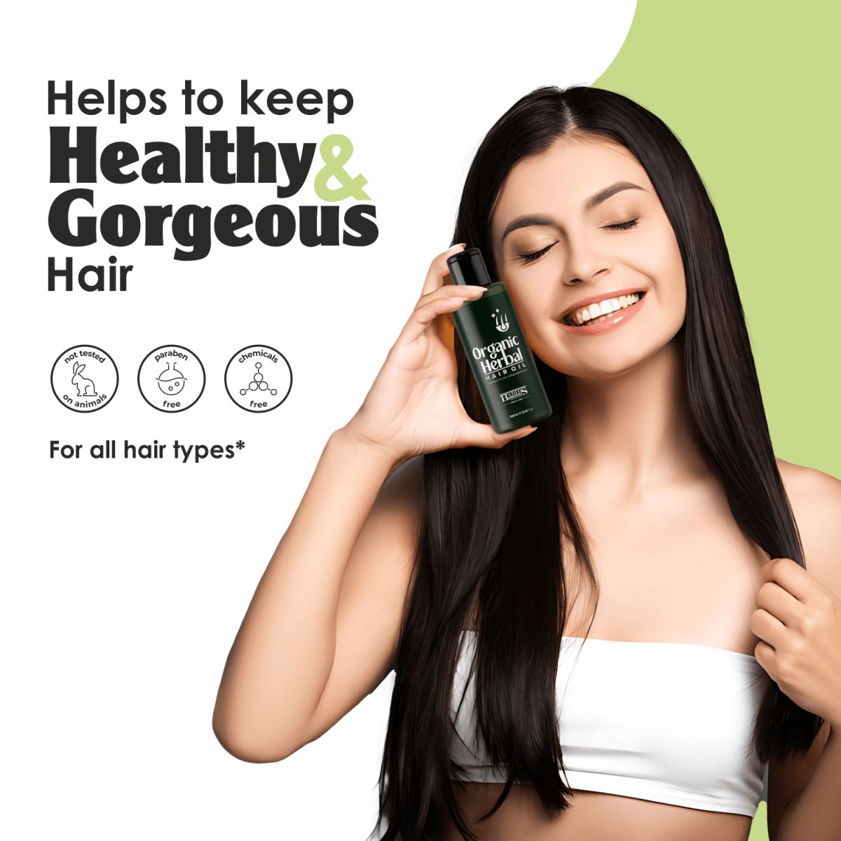 Herbal Hair Oil - Habibs Orgamatics