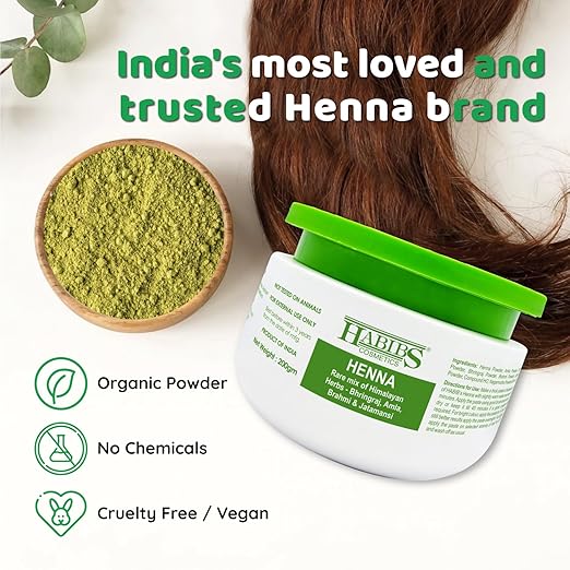 Henna + Herbal Oil - Habibs Orgamatics