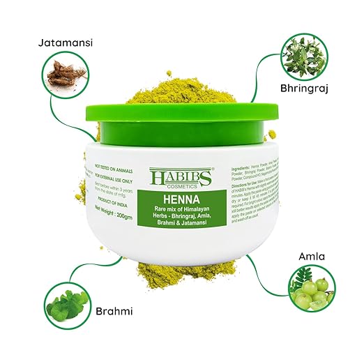 Henna + Herbal Oil - Habibs Orgamatics